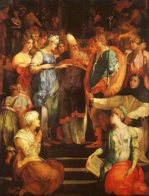 Rosso Fiorentino Marriage of The Virgin Sweden oil painting art